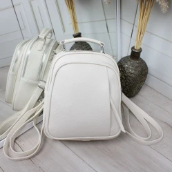 Жіноча молочна сумка-рюкзак