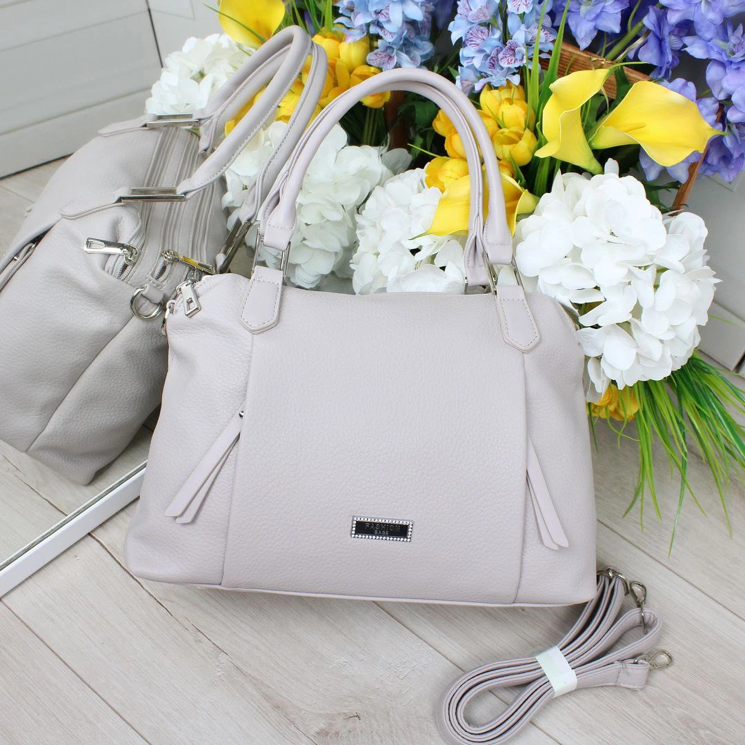 Жіноча сумка крос-боді Сіро-Ліловий: Рішення для корпоративної елегантності