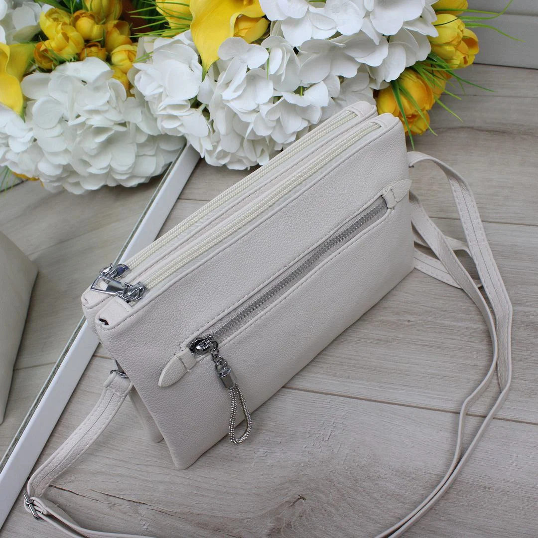 Молочна сумка крос-боді ніжна для романтичних побачень