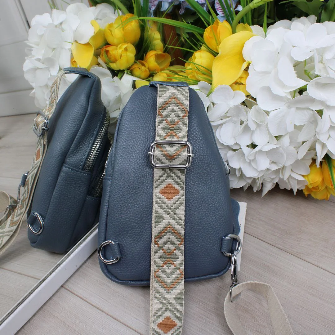 Джинсова бананка через плече для творчих особистостей