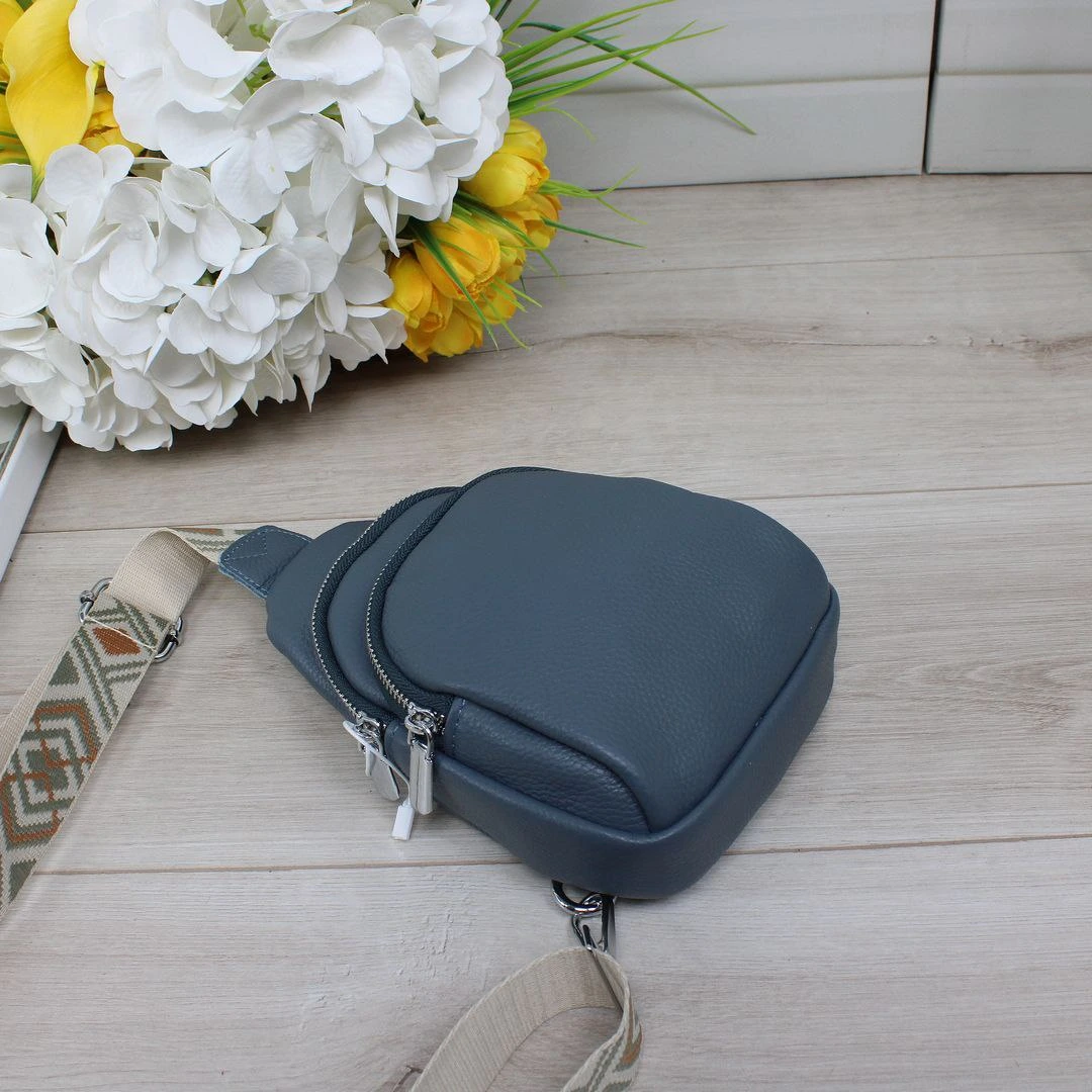 Джинсова бананка через плече для творчих особистостей