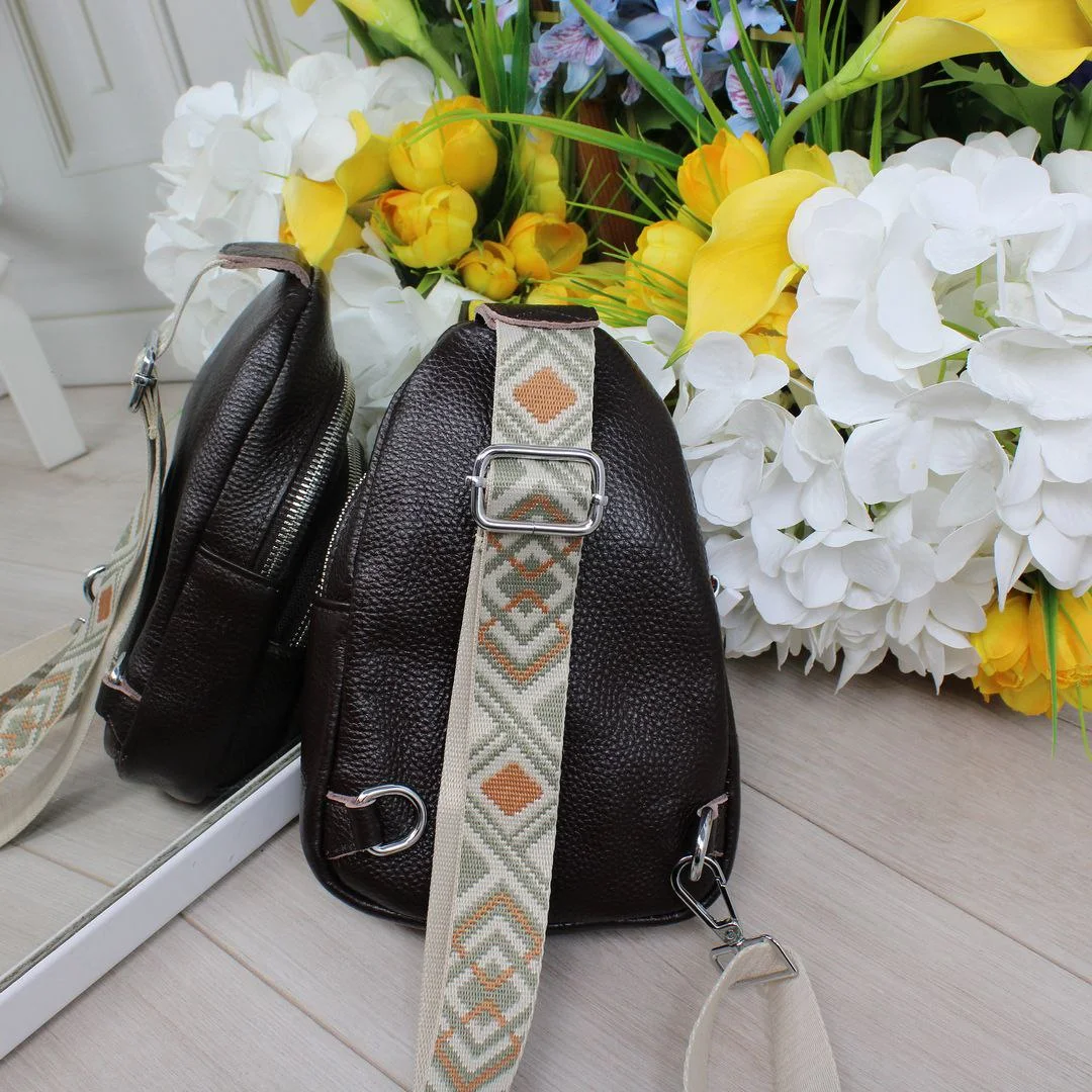 Шоколадна бананка з натуральної шкіри для романтичних побачень