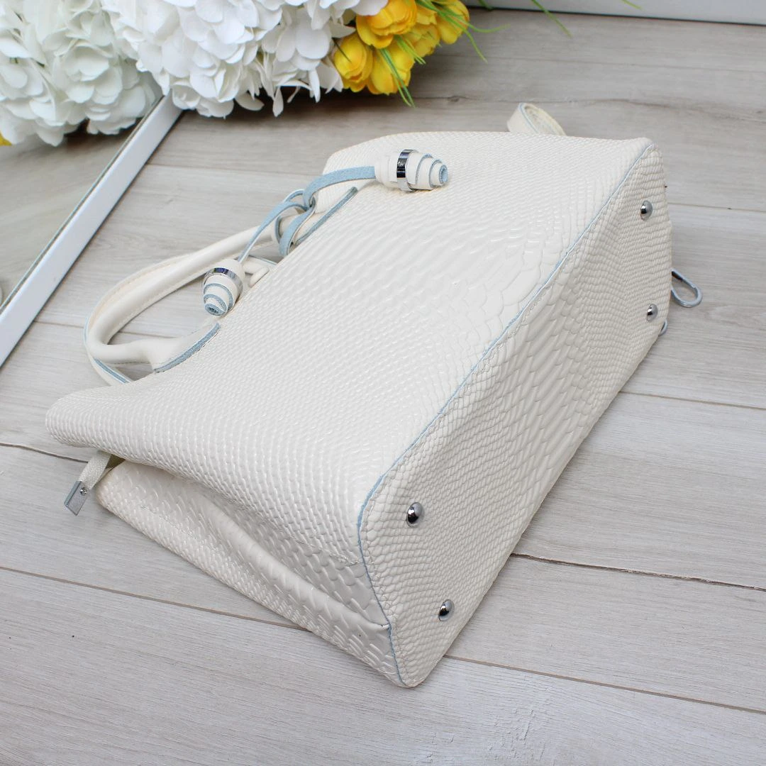 Молочна сумка через плече для економної хазяйки з шкіри