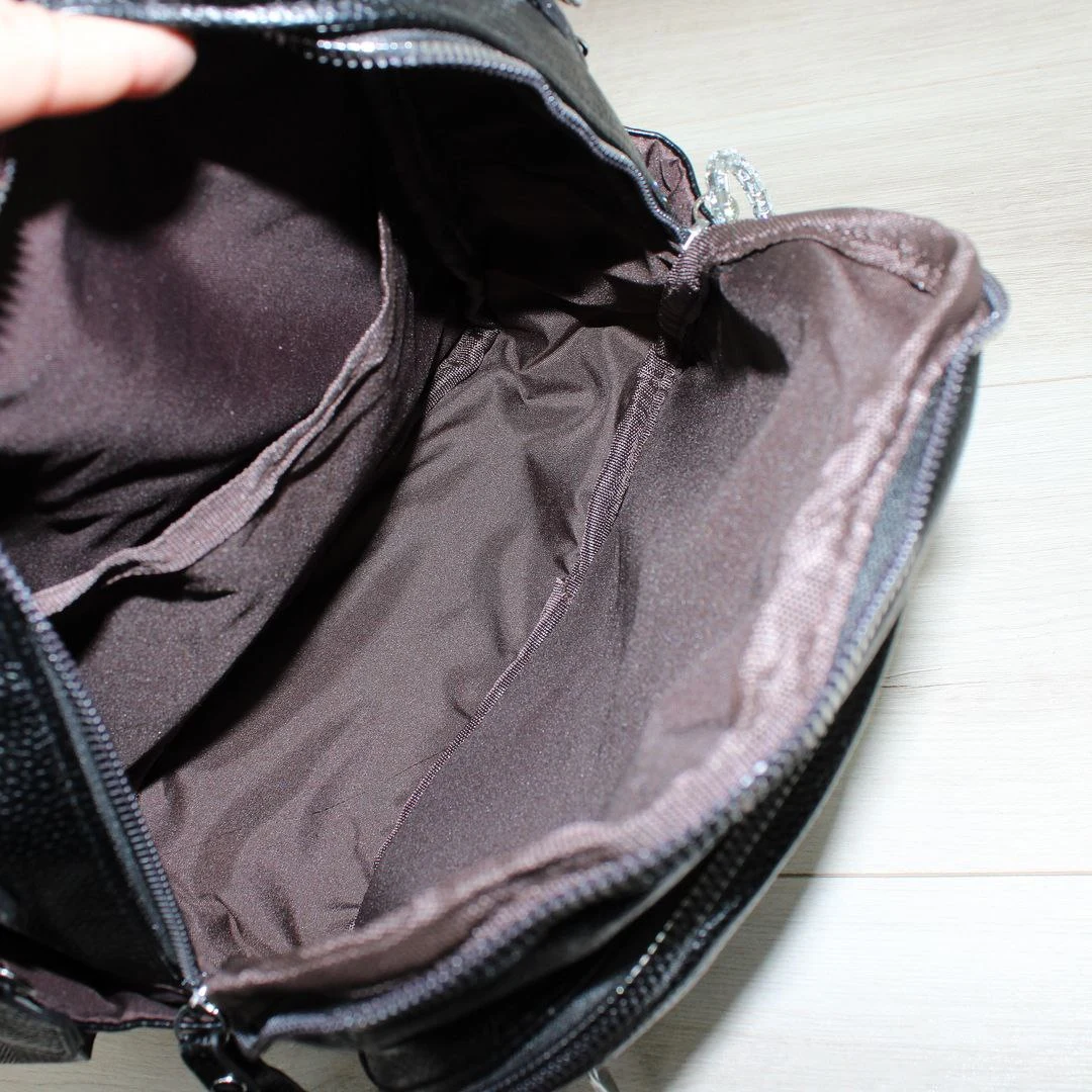 Жіноча універсальна сумка-рюкзак з еко-шкіри для міста та подорожей