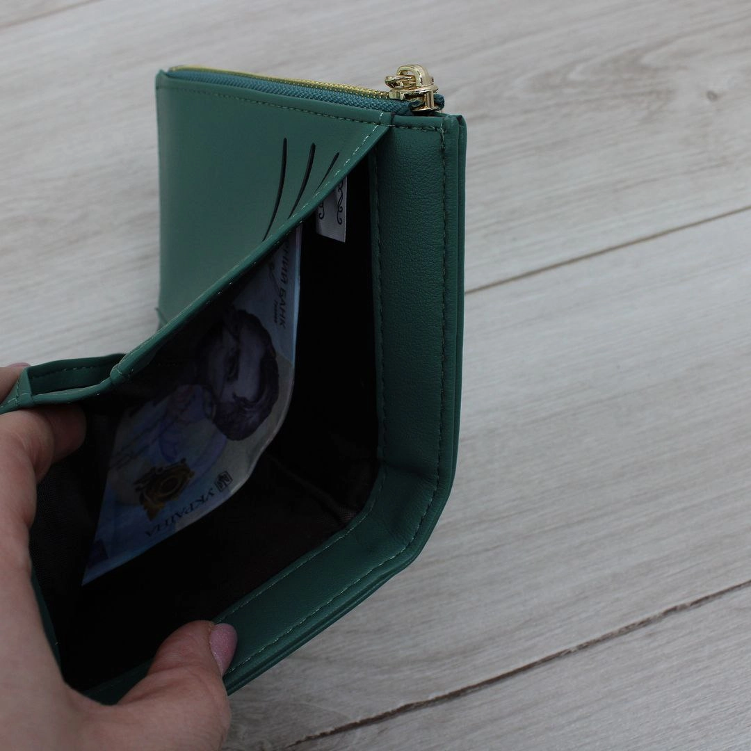 Стильний гаманець зелений для активного способу життя