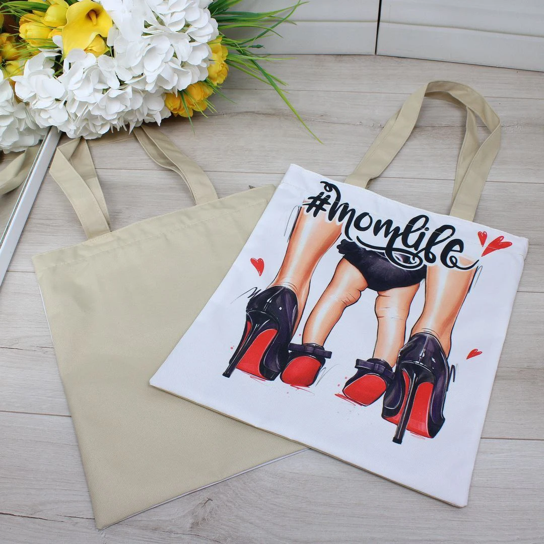 Жіноча сумка-шопер з принтом для природи — містка, водостійка, стильна