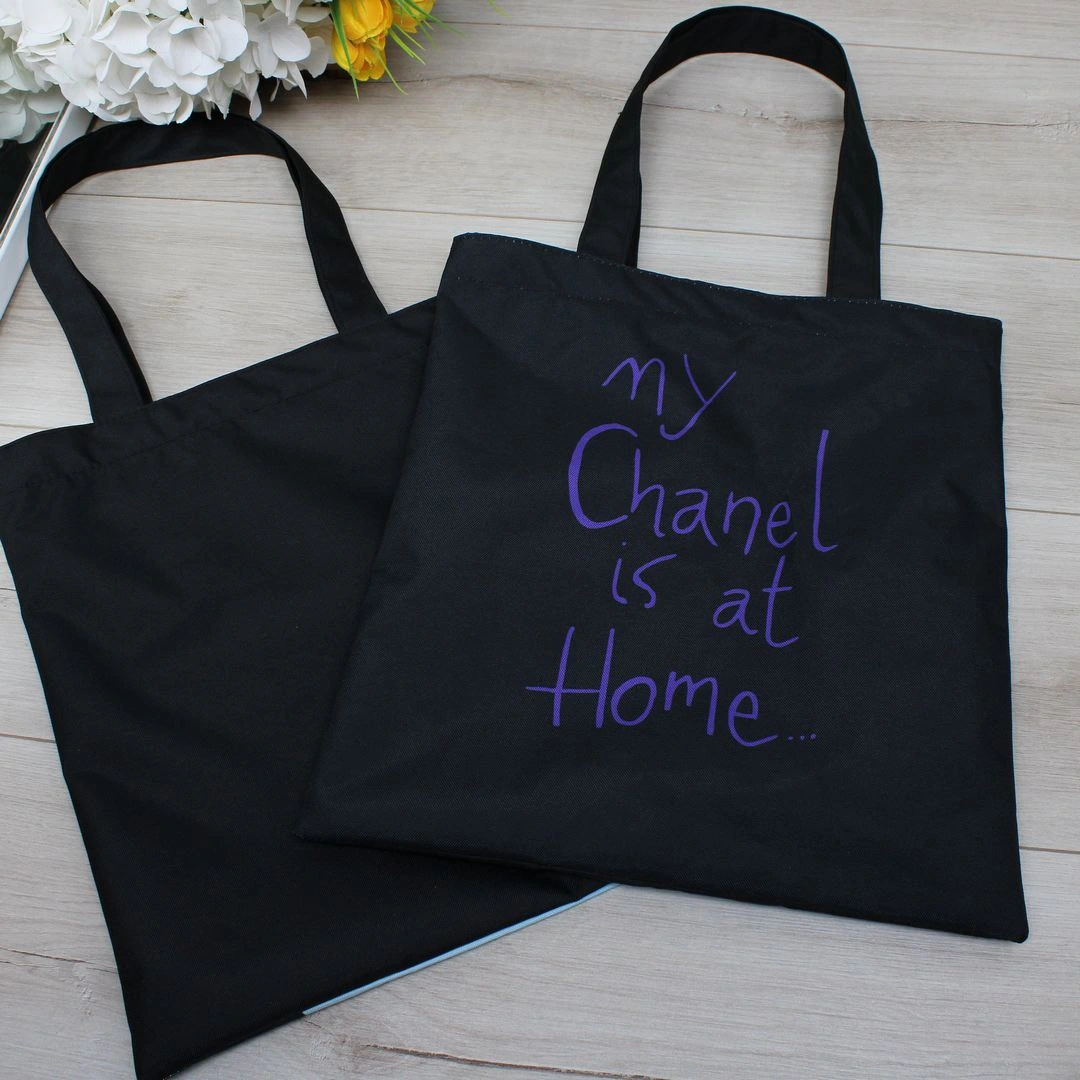 Місткий жіночий шопер з принтом на плече з тканини оксфорд