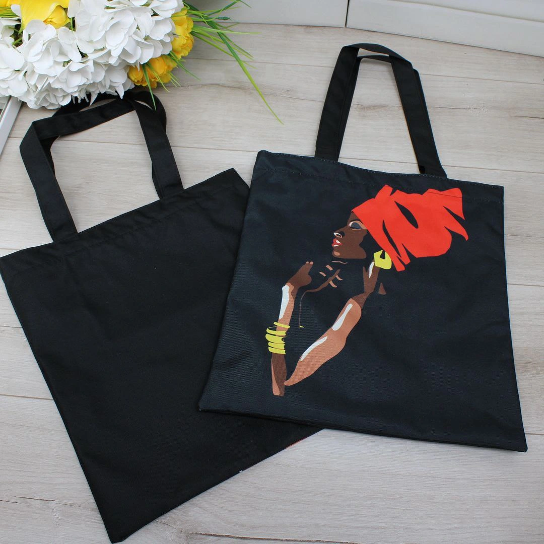 Жіноча сумка-шопер з принтом для переговорів та медіації