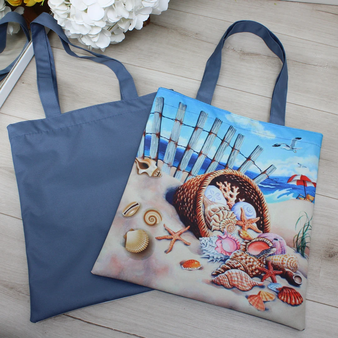 Жіноча сумка-шопер з науковим принтом для лабораторії та бібліотеки