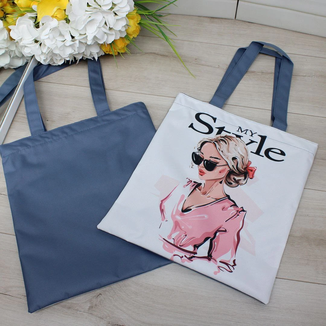 Жіноча сумка-шопер з принтом із оксфорду — міцна, легка, практична