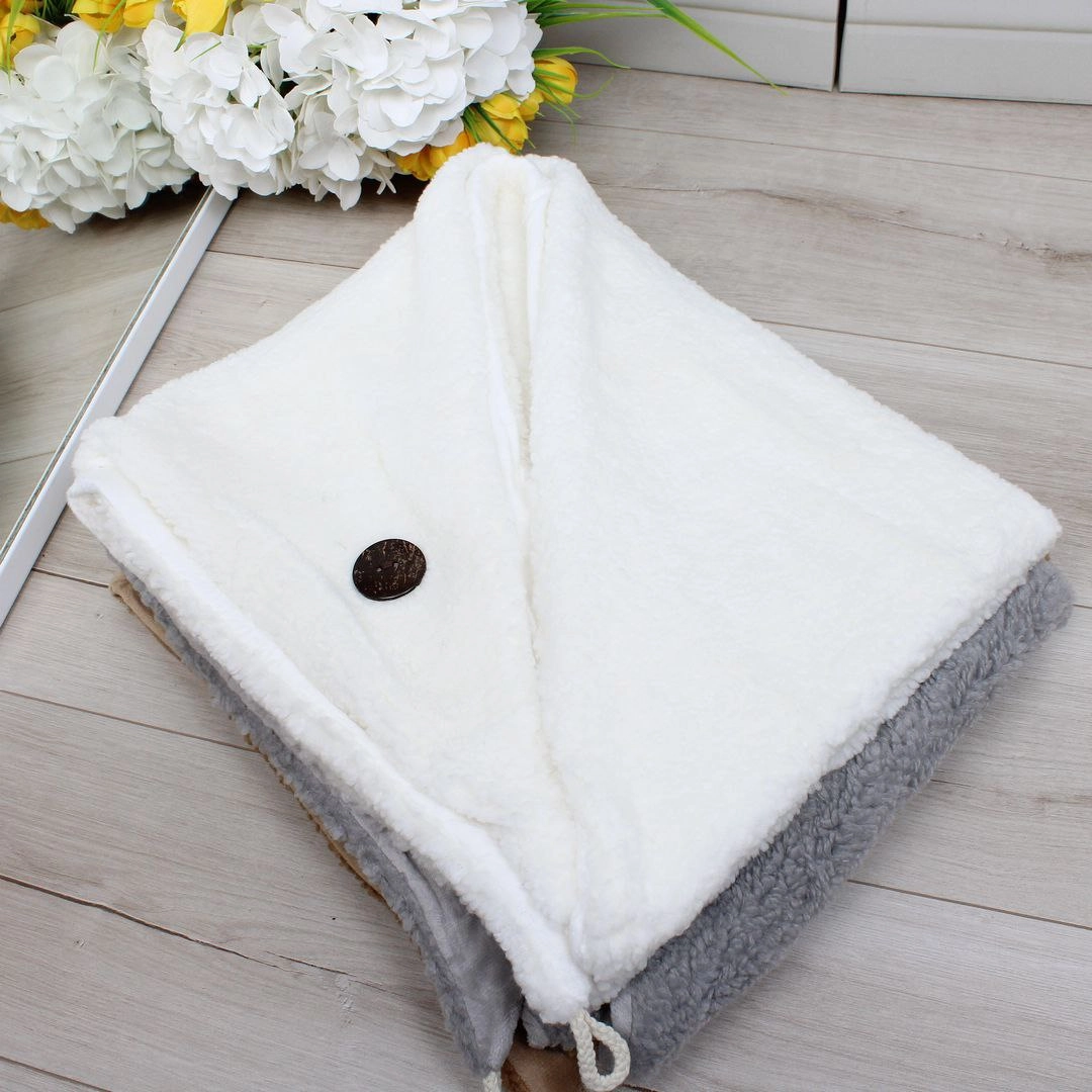 Зимова косинка ведмедик Тедді з флісу та хутра для жінок