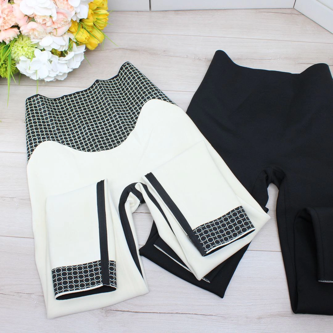 Жіночі термолосини з мембраною гладкі на флісі та високою посадкою