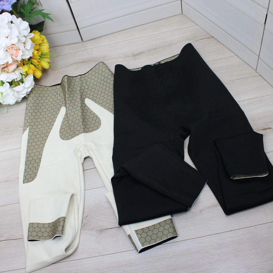 Жіночі термолосини з мембраною гладкі на флісі та високою посадкою