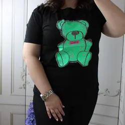Жіноча футболка з ведмедиком для студентки