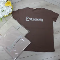 Жіноча футболка капучіно для молодої мами