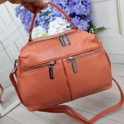 Жіноча оранжева сумка крос-боді