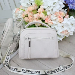 Жіноча молочна сумка крос-боді