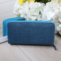 Стильний гаманець блакитний для щодення