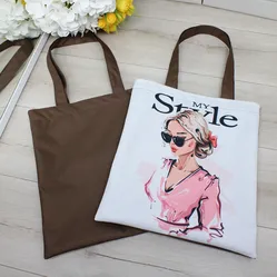 Жіноча сумка-шопер з принтом