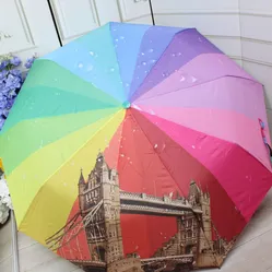 Парасолька жіноча з принтом "Тауерський"