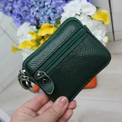 Компактний зелений гаманець