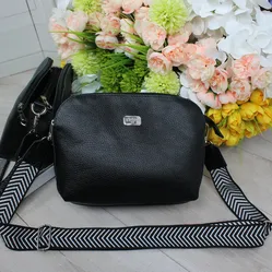 Жіноча сумка крос-боді чорна 