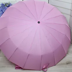 Рожева парасолька-автомат для жінки 