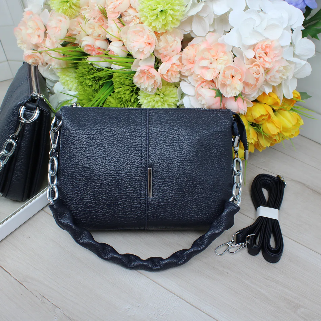 Стильна мінімалістична крос-боді Синя: Заміна великій торбі