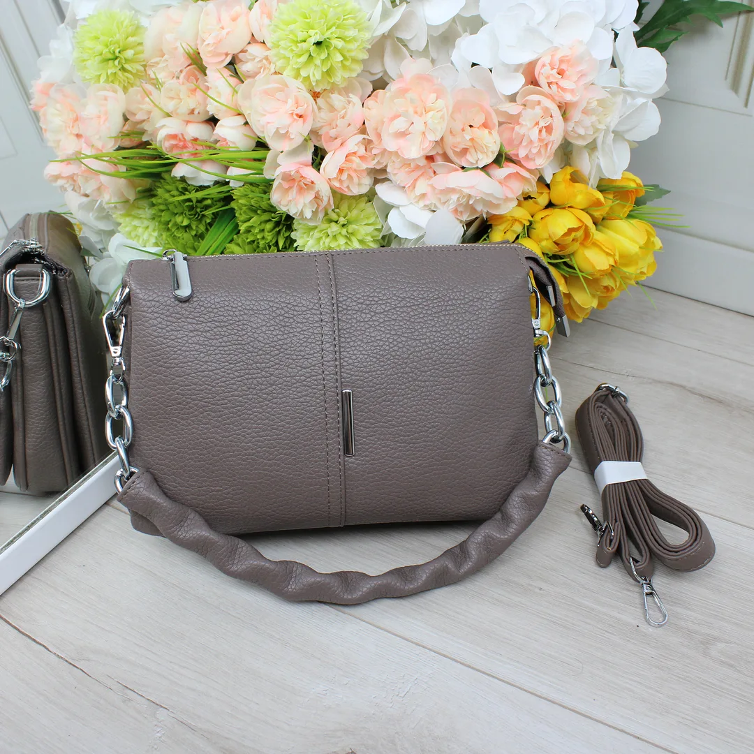 Містка модел крос-боді кольору Капучіно для подорожей