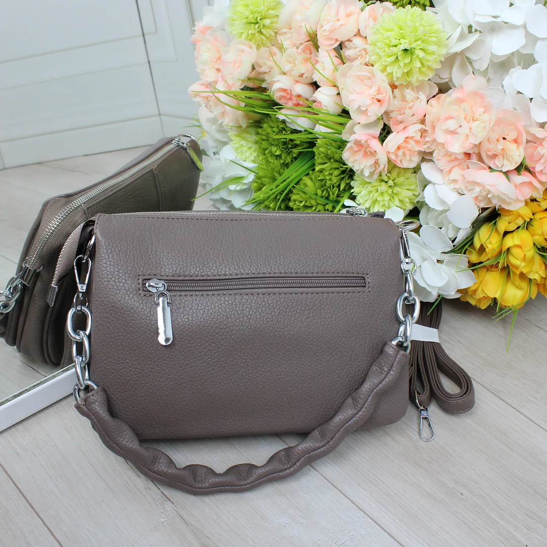 Містка модел крос-боді кольору Капучіно для подорожей