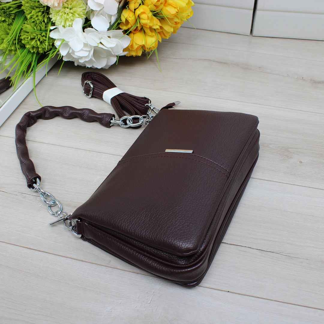 Вишукана сумка-аксесуар Бордо для вечірнього образу