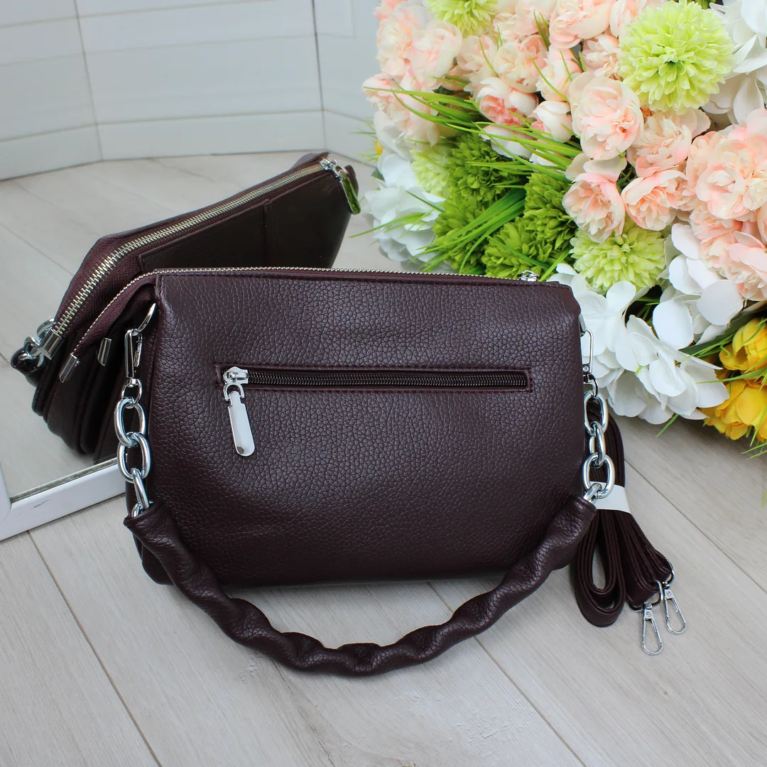 Вишукана сумка-аксесуар Бордо для вечірнього образу