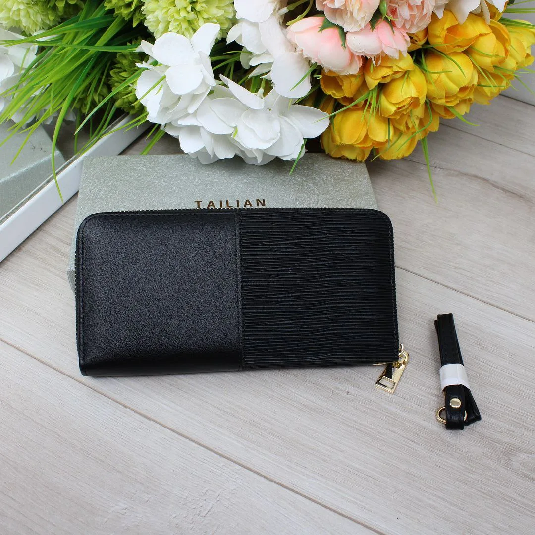 Класичний гаманець чорний: акуратність у діловому стилі