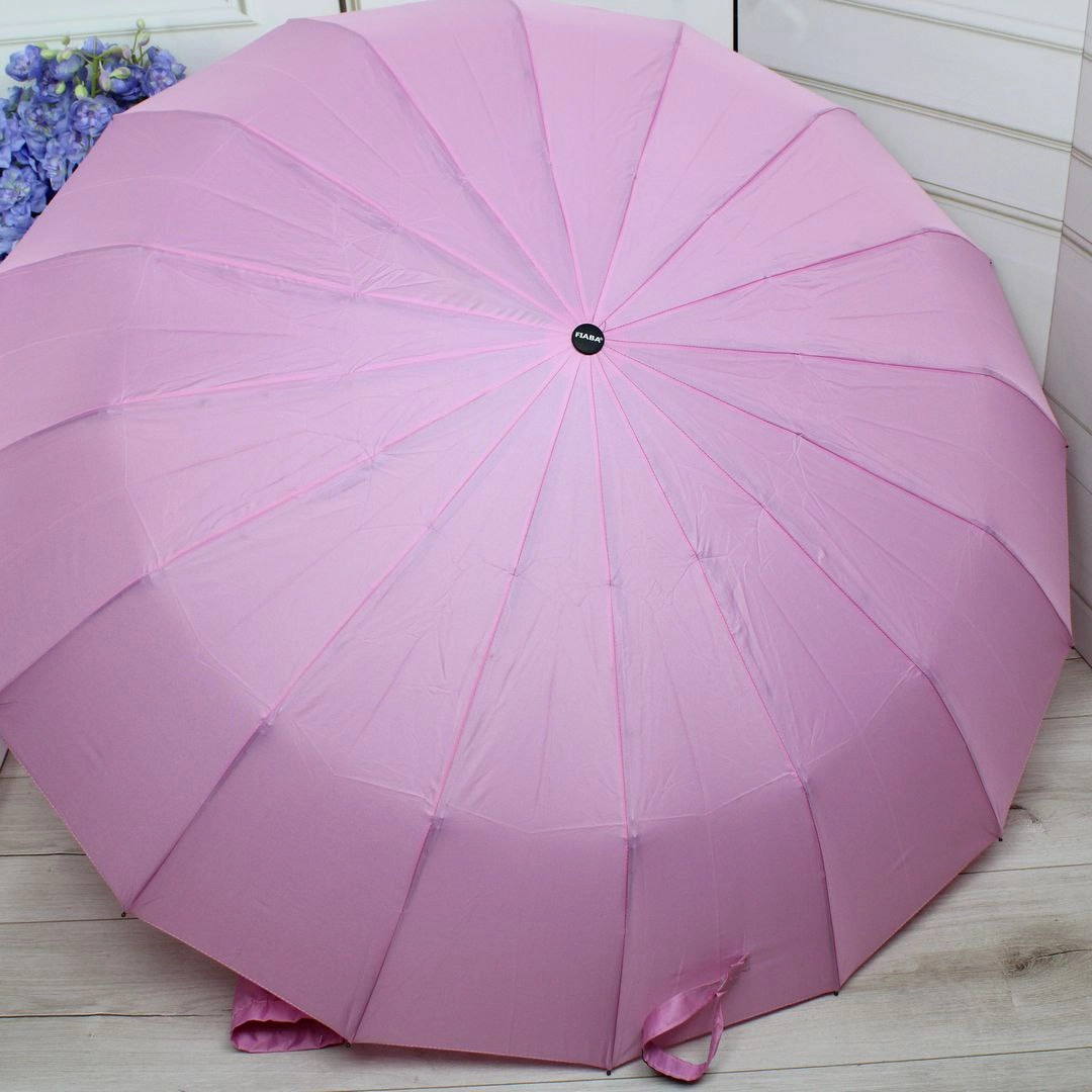Рожева парасолька-автомат для жінки | Легка та компактна