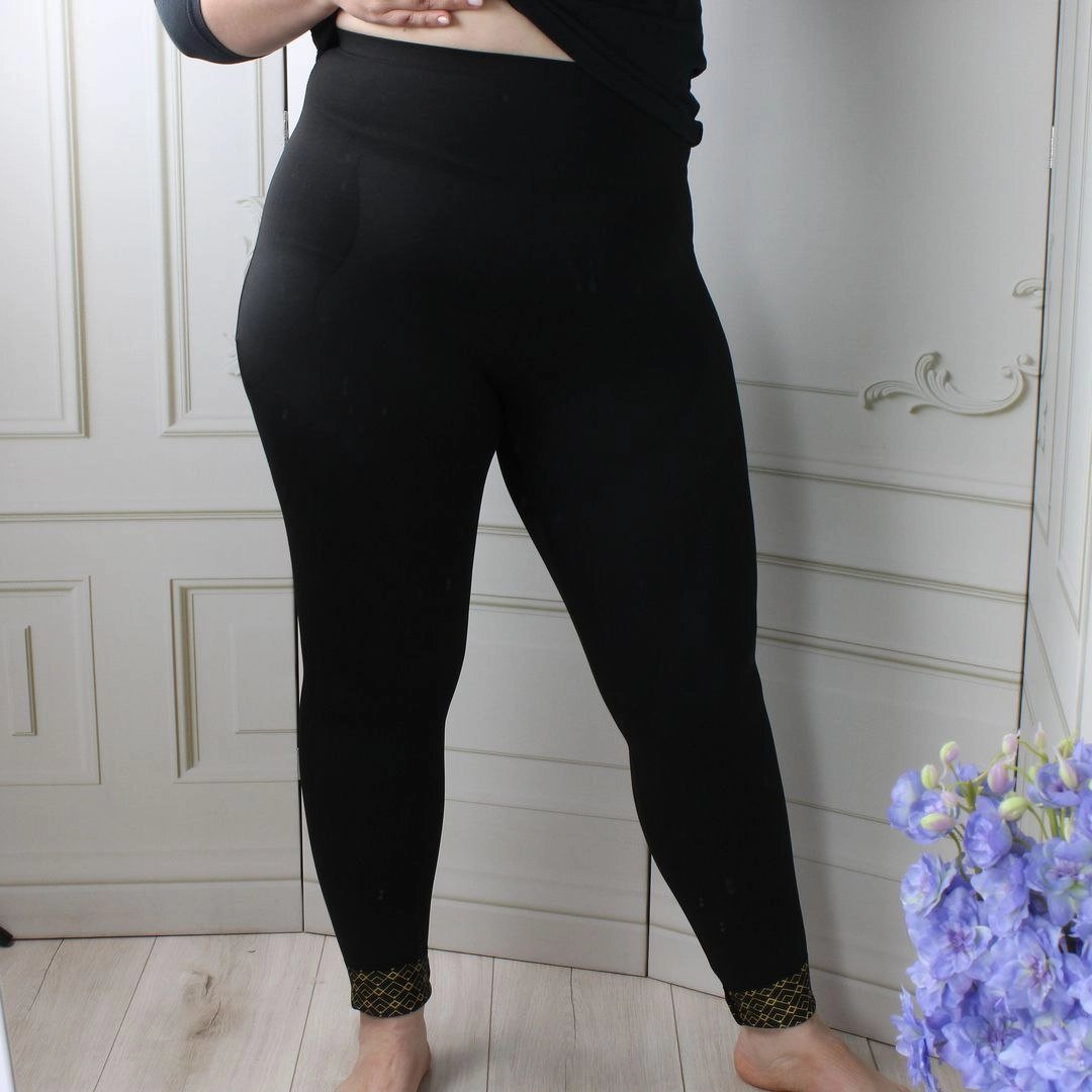 Корегуючі лосини високої посадки з тейпами для фітнесу