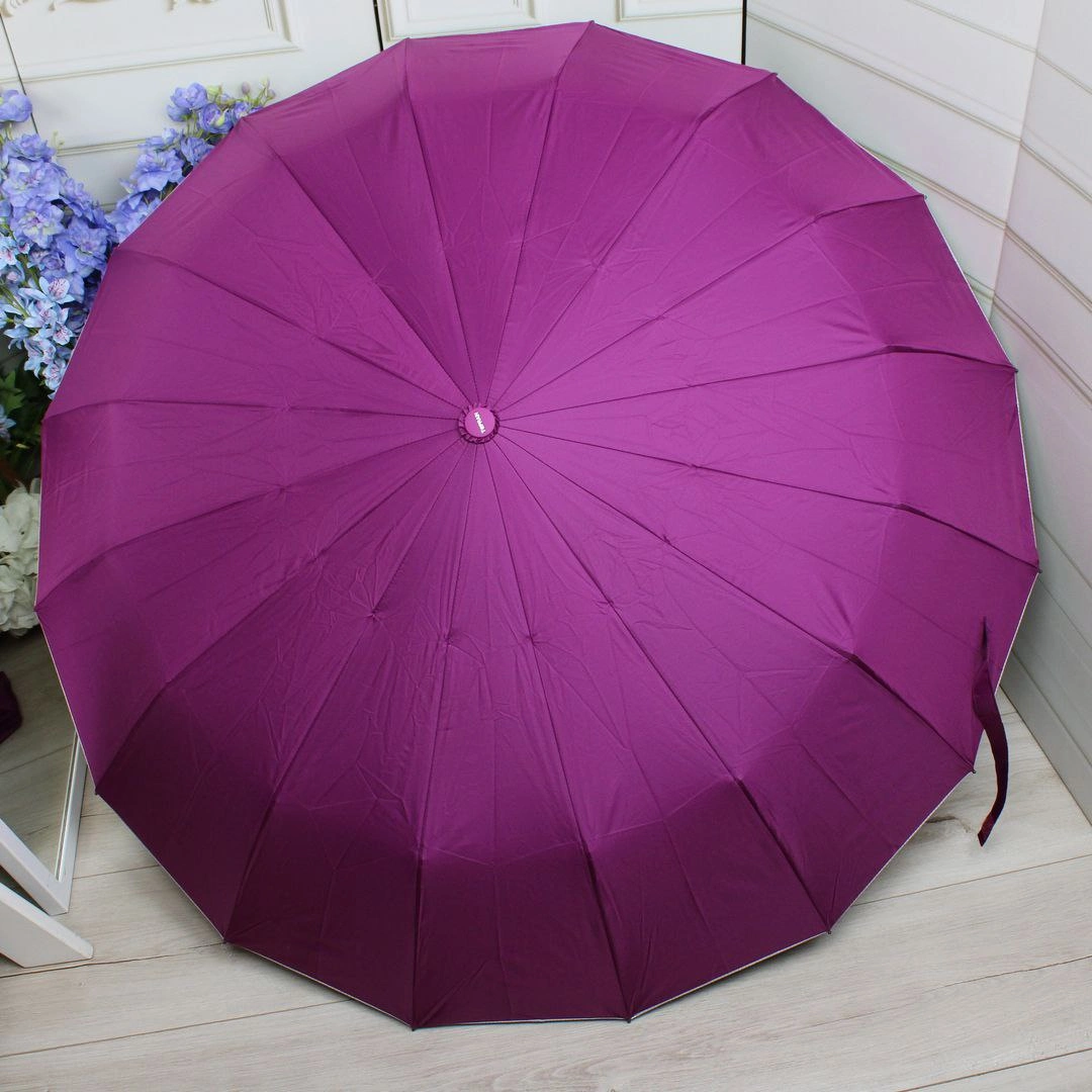 Жіноча парасолька автомат фуксія 