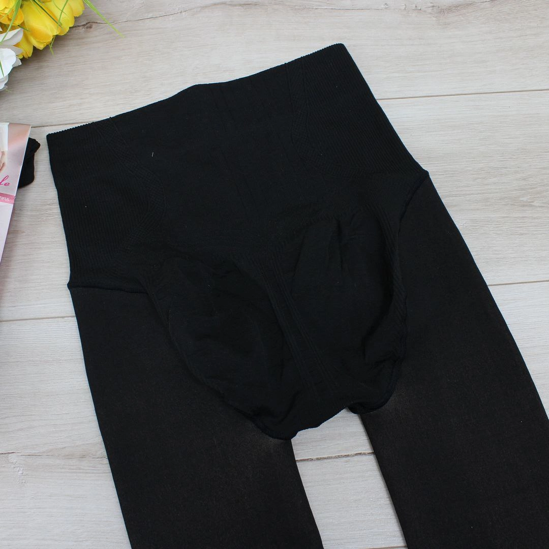 Утеплені колготки з імітацією прозорості