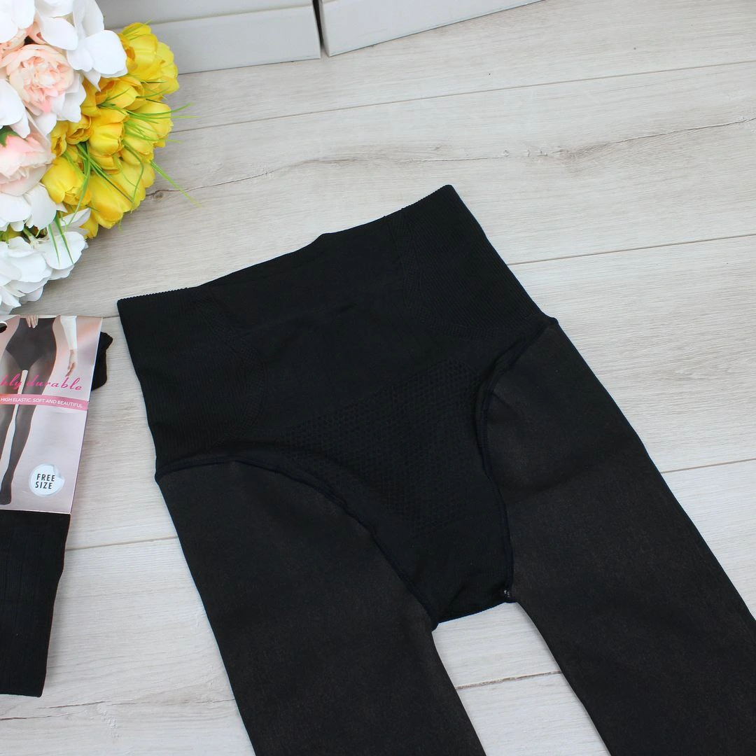 Утеплені колготки з імітацією прозорості