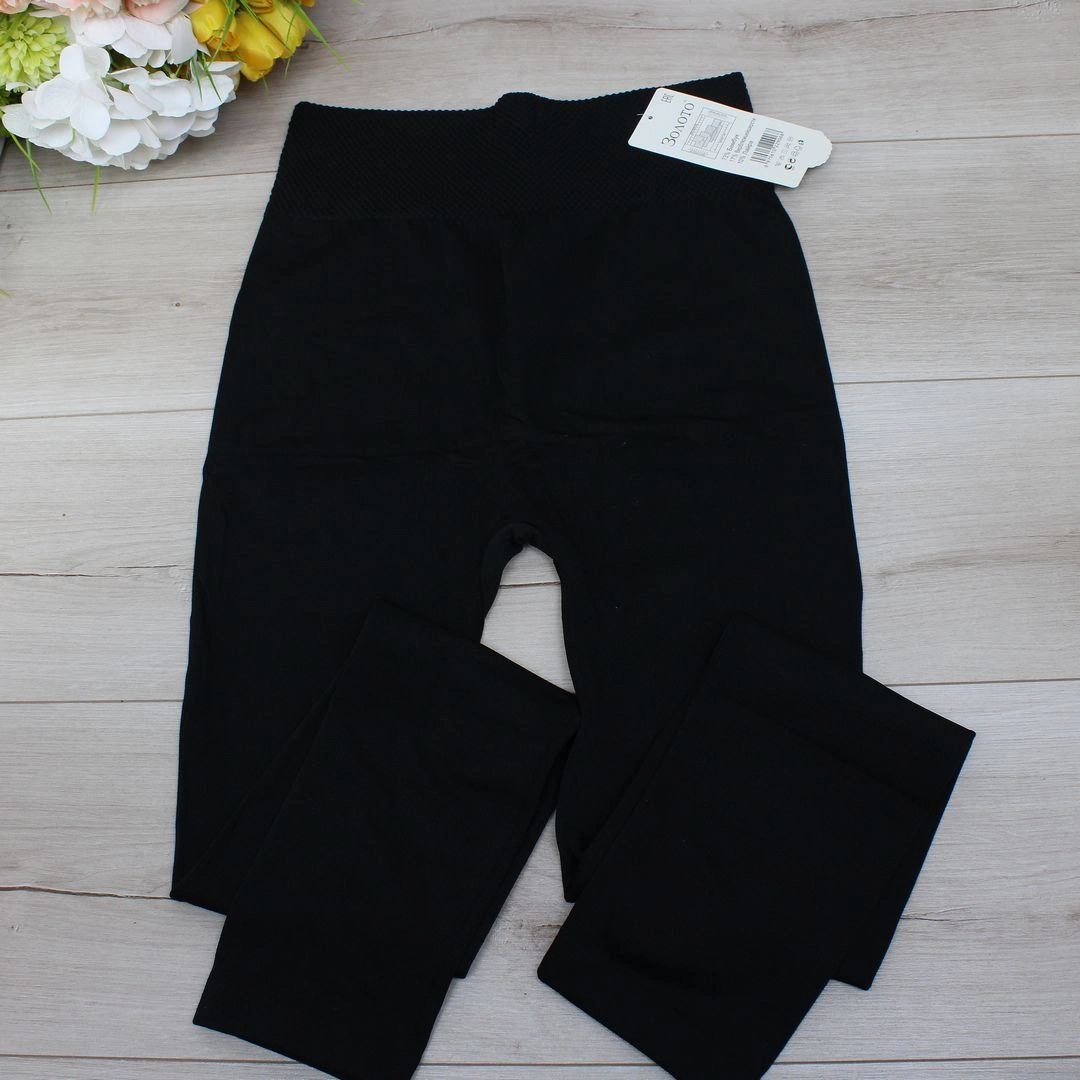 Корегуючі лосини високої посадки на флісі з бамбуку та вовни