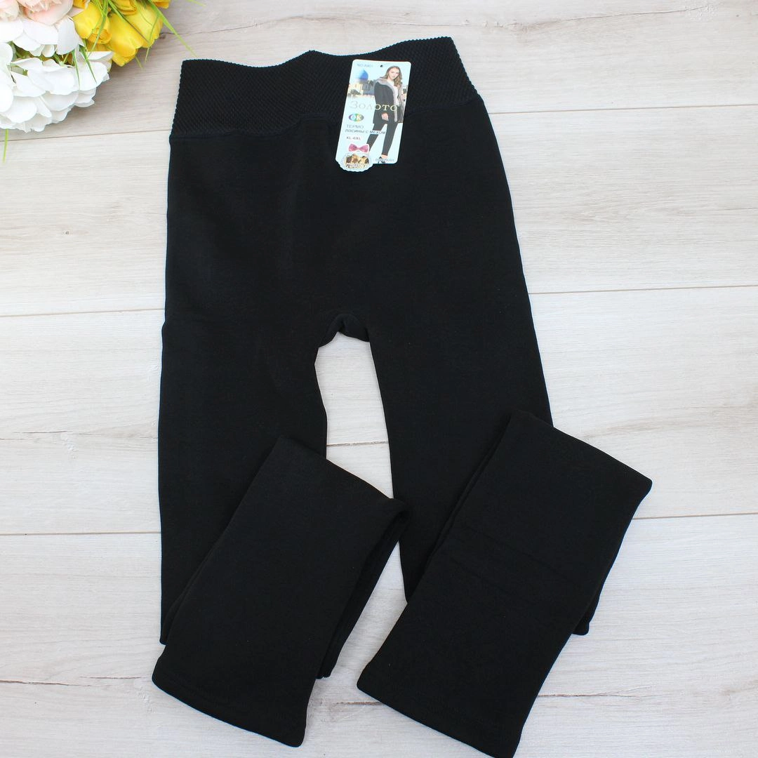 Корегуючі лосини високої посадки на хутрі для зимових прогулянок