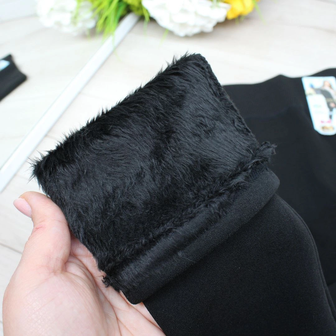 Корегуючі лосини високої посадки на хутрі для зимових прогулянок